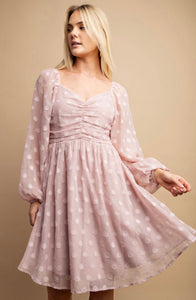 Amor Collection Dot Blush Dress
